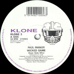 Paul Parker Wicked Game USED VINYL 12INCH 33 S RPM STEREO