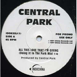 Central Park (2) All This Love That I'm Giving USED VINYL 12INCH 45 RPM PROMO