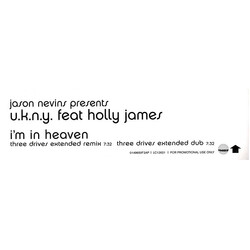 Jason Nevins / U.K.N.Y. / Holly James I'm In Heaven USED VINYL 12INCH PROMO 33 S RPM
