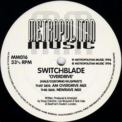 Switchblade (2) Overdrive USED VINYL 12INCH 33 S RPM