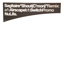 Sagitaire Shout (C'Mon) USED VINYL 12INCH PROMO