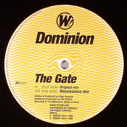 Dominion The Gate USED VINYL 12INCH 33 S RPM
