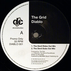 The Grid Diablo USED VINYL 12INCH 33 S RPM PROMO