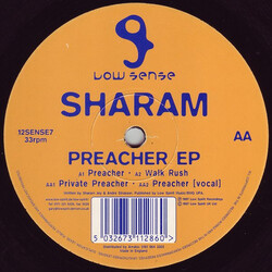 Sharam Preacher EP USED VINYL 12INCH EP 33 S RPM