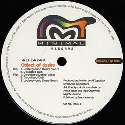 Ali Zapak Object Of Desire USED VINYL 12INCH
