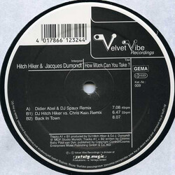 Hitch Hiker & Jacques Dumondt How Much Can You Take? USED VINYL 12INCH