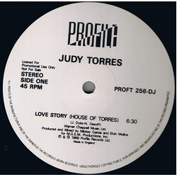 Judy Torres Love Story USED VINYL 12INCH 45 RPM SINGLE PROMO