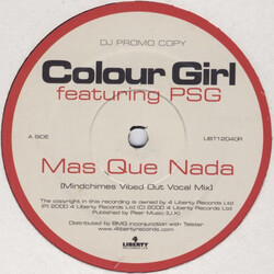 Colour Girl Mas Que Nada USED VINYL 12INCH PROMO