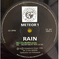 Meteor 1 Rain USED VINYL 12INCH 33 S RPM