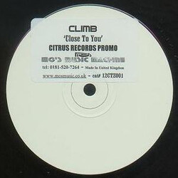 Climb Close To You USED VINYL 12INCH PROMO 33 S RPM