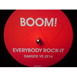 Boom! (3) Everybody Rock-it (Darude vs. JS16 Remix) USED VINYL 12INCH SINGLE SIDED PROMO