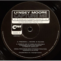 Lynsey Moore Capture Me USED VINYL 12INCH 33 S RPM PROMO