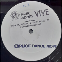 Vive Explicit Dance Move USED VINYL 12INCH WHITE LABEL 33 S RPM