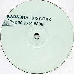 Kadabra Disco2K USED VINYL 12INCH 33 S RPM 45 RPM WHITE LABEL