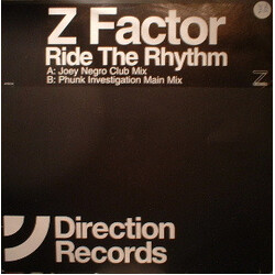 Z Factor Ride The Rhythm USED VINYL 12INCH PROMO