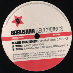 Babe Instinct Disco Babes From Outer Space USED VINYL 12INCH