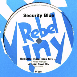 Security Blue Beautiful Here USED VINYL 12INCH 45 RPM