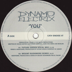 Dynamo Electrix You USED VINYL 12INCH 33 S RPM SINGLE