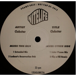 Clubstar Clubstar USED VINYL 12INCH 33 S RPM PROMO