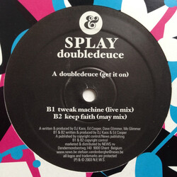 Splay Doubledeuce USED VINYL 12INCH 45 RPM 33 S RPM
