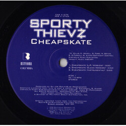 Sporty Thievz Cheapskate (You Ain't Gettin' Nada) / Raw Footage USED VINYL 12INCH 33 S RPM SINGLE