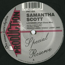 Samantha Scott Loveride USED VINYL 12INCH 45 RPM