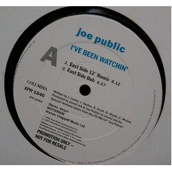 Joe Public I've Been Watchin' USED VINYL 12INCH 45 RPM PROMO