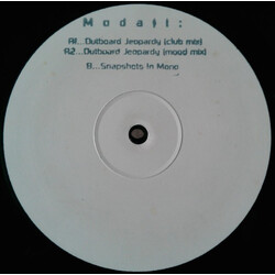 Modaji Outboard Jeopardy USED VINYL 12INCH 33 S RPM PROMO WHITE LABEL