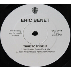 Eric Benét True To Myself USED VINYL 12INCH 45 RPM PROMO