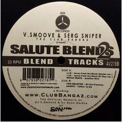 V. Smoove / Serg Sniper Salute Blends 2 USED VINYL 12INCH 33 S RPM