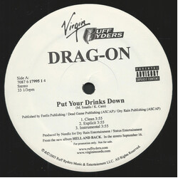 Drag-On Put Your Drinks Down USED VINYL 12INCH 33 S RPM PROMO