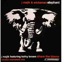 J Majik & Wickaman / J Majik / Kathy Brown Elephant / Share The Blame (Remix) USED VINYL 12INCH