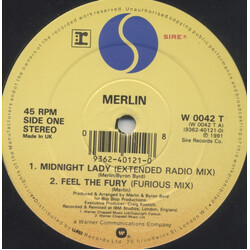 Merlin Midnight Lady USED VINYL 12INCH 45 RPM SINGLE STEREO