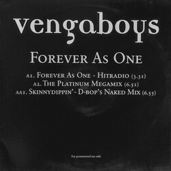 Vengaboys Forever As One USED VINYL 12INCH 33 S RPM 45 RPM PROMO
