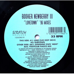 Booker Newberry III Lovetown ('96 Mixes) USED VINYL 12INCH 33 S RPM