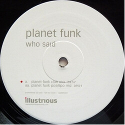 Planet Funk Who Said USED VINYL 12INCH PROMO