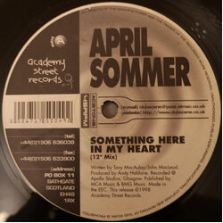 April Sommer Something Here In My Heart USED VINYL 12INCH