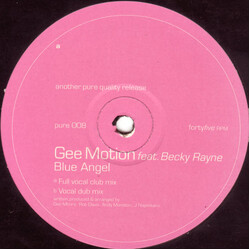 Gee Motion / Rebekah Rain Blue Angel USED VINYL 12INCH 45 RPM