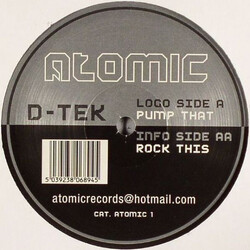D-Tek (3) Pump That / Rock This USED VINYL 12INCH