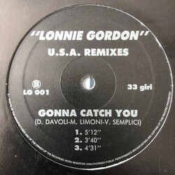 Lonnie Gordon Gonna Catch You (U.S.A. Remixes) USED VINYL UNOFFICIAL RELEASE 12INCH