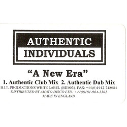 Authentic Individuals A New Era USED VINYL 12INCH