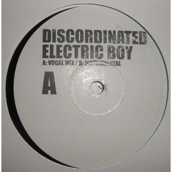 Discordinated Electric Boy USED VINYL 12INCH PROMO WHITE LABEL