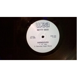 Betty Boo Hangover USED VINYL 12INCH PROMO