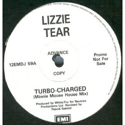 Lizzie Tear Turbo-Charged USED VINYL 12INCH PROMO