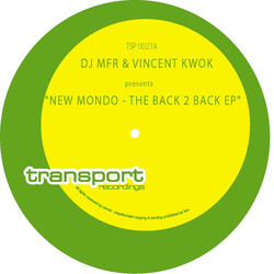 DJ MFR / Vincent Kwok New Mondo - The Back 2 Back EP USED VINYL 12INCH EP