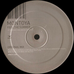Montoja Feel The Summer USED VINYL 12INCH