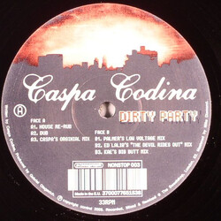 Caspa Codina Dirty Party USED VINYL 12INCH
