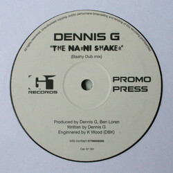 Dennis G The Narni Shaker USED VINYL 12INCH 33 S RPM SINGLE SIDED PROMO