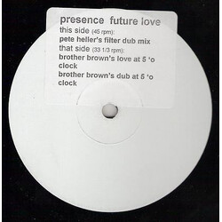 Presence Future Love (Remixes) USED VINYL WHITE LABEL 12INCH