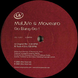 MaUVe / Movearo Go Bang Go! USED VINYL 12INCH 33 S RPM PROMO